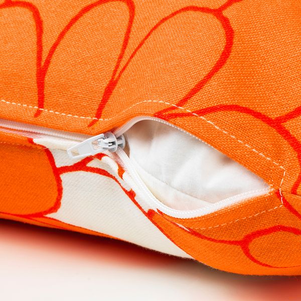 Чехол на подушку, оранжевый, 50x50 см IKEA SANDETERNELL 305.564.13 - фото 5