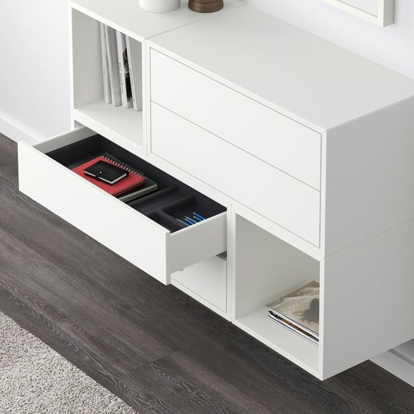 Комбинация настенных шкафов, белый 105x35x70 см IKEA EKET ЭКЕТ 591.894.86 - фото 4