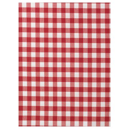 Ткань БЕРТА РУТА, красный/белый средняя клетка крупная клетка, красный (150 см)