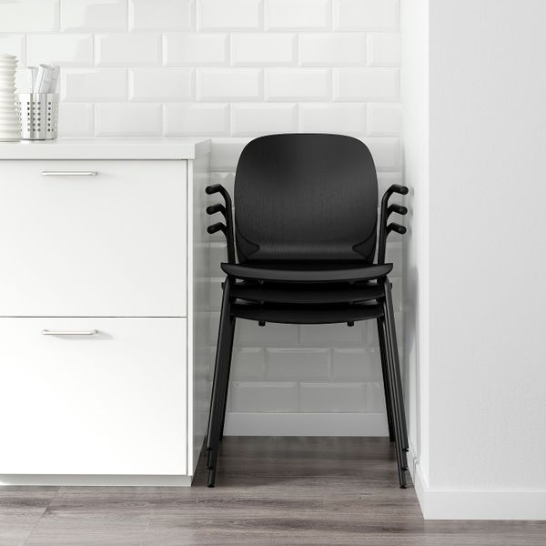 Легкое кресло, черный, Дитмар черный IKEA СВЕН-БЕРТИЛЬ 092.271.84 - фото 3