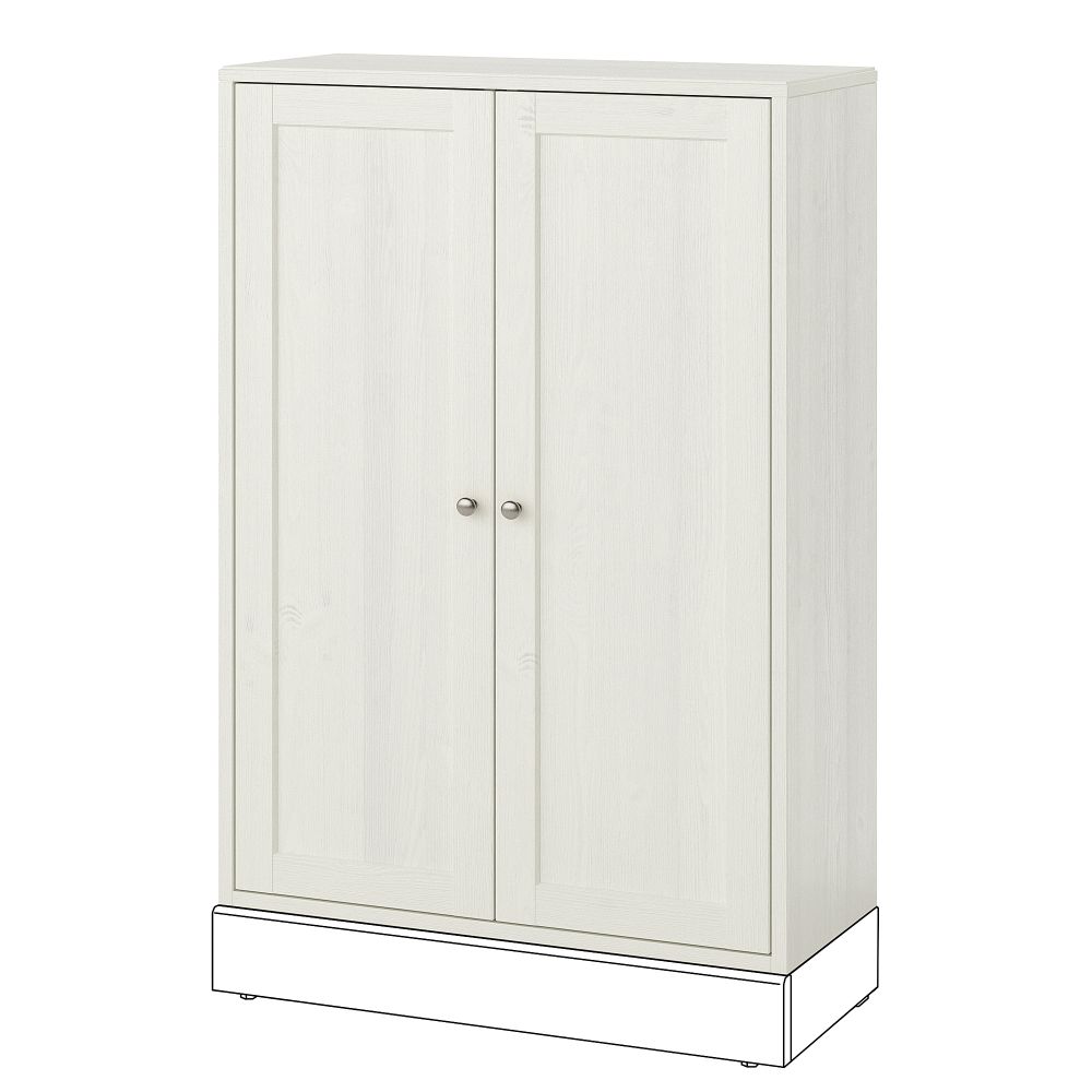 Шкаф, 81x35x123 см, белый IKEA HAVSTA ХАВСТА 603.891.92 - фото 1