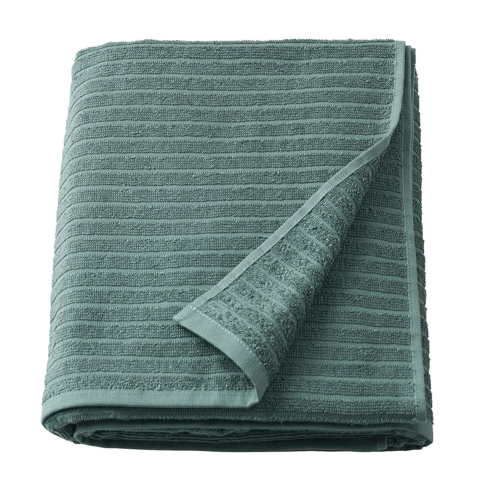 Простыня банная, серо-бирюзовый 100x150 см IKEA VÅGSJÖN ВОГШЁН 104.880.38 - фото 1