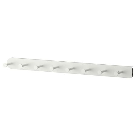 Выдвижная многофункциональный вешалка, белый 58 см IKEA KOMPLEMENT КОМПЛИМЕНТ 903.666.41