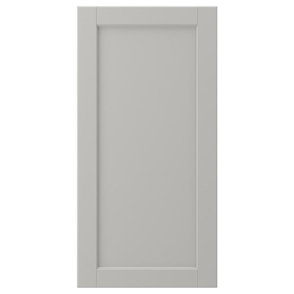 Дверь, светло-серый 40x80 см IKEA LERHYTTAN ЛЕРХЮТТАН 304.615.56 - фото 1