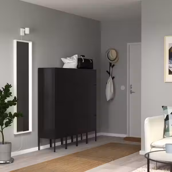 LIXHULT Комбинация д/хранения - антрацит 140x35x142 см - фото 2