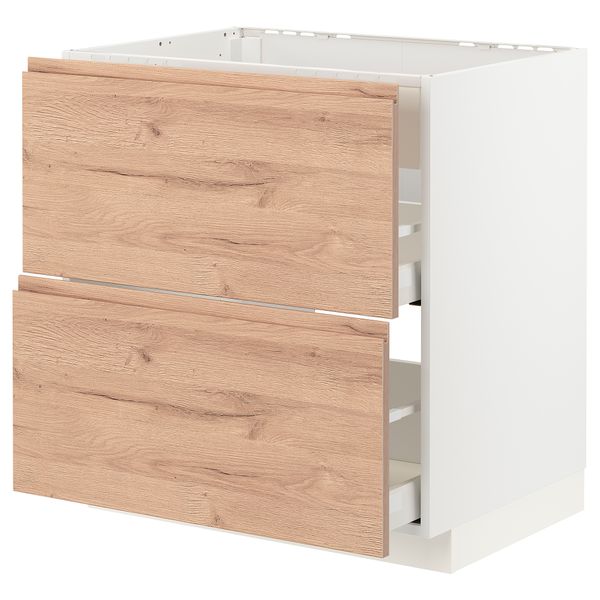 Шкаф для Варочная панели, вытяжка, ящик, 80x60 cm IKEA METOD МЕТОД, MAXIMERA МАКСИМЕРА 794.023.96 - фото 2