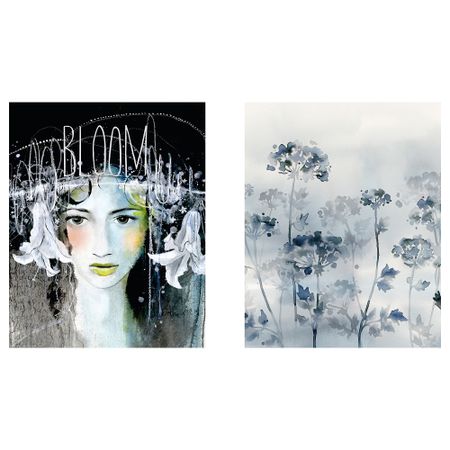 Постер, Полночное цветение, 40x50 см IKEA DRÖMBILD ДРЁМБИЛЬД 404.421.38