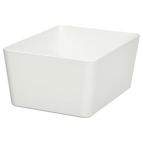 KUGGIS Контейнер - белый 13x18x8 см
