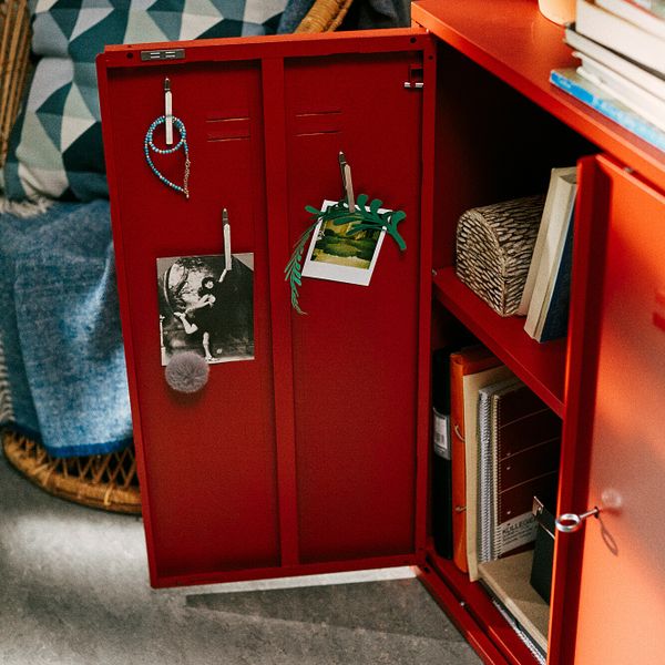 Шкаф с дверями, красный 80x83 см IKEA IVAR ИВАР 104.503.80 - фото 6