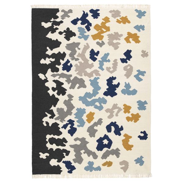 Ковер безворсовый, ручная работа/разноцветный 133x195 см IKEA VIDEBÄK ВИДЕБЭК 903.908.63 - фото 1