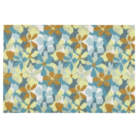 Придверный коврик, цветок, разноцветный, 40x60 см IKEA VÄLFÄRD 005.978.96