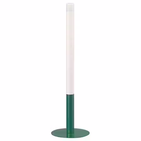 STRÅLA Светодиодная свеча - в форме свечи с батарейным питанием/зеленый