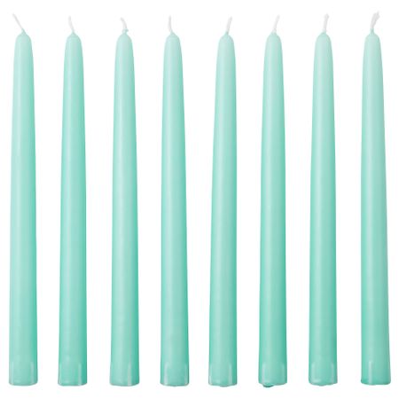 Неароматическая свеча КЛОКХЕТ, светло-зеленый (25 см)