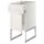 Напольный шкаф с ящиком, дверью МЕТОД / МАКСИМЕРА, белый, Лаксарби белый