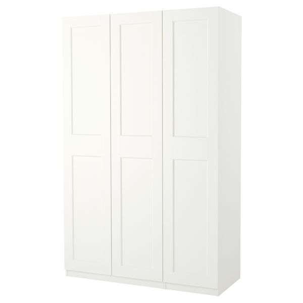 Гардероб ПАКС, белый, Гримо белый (150x60x236 см) - фото 2