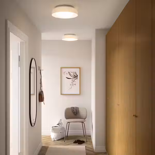 KÄRRNOCKA КЭРРНОККА Потолочный светильник - белый 37 см - фото 2