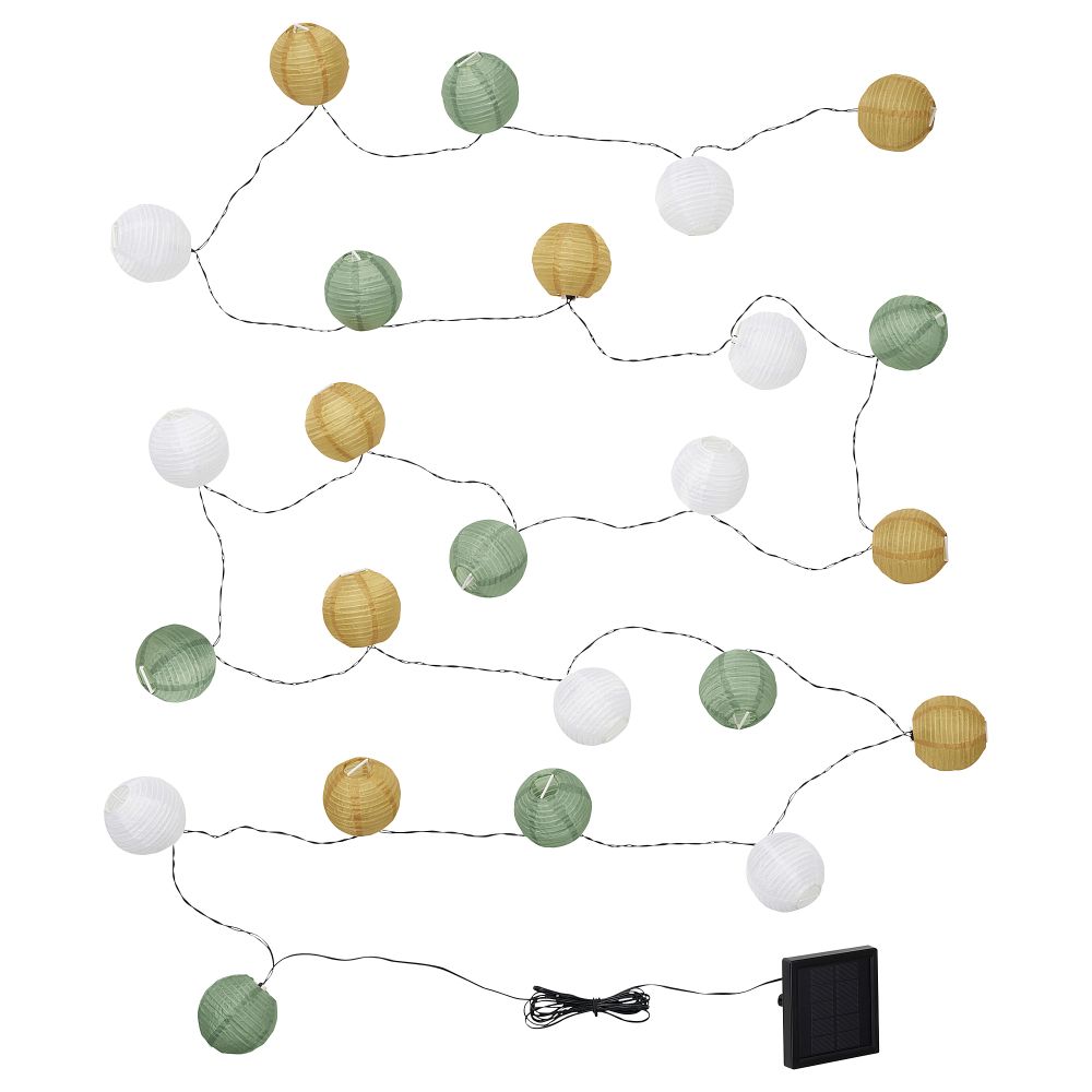 Гирлянда, 24 светодиода, для сада, на солнечной батарее разноцветный IKEA SOLVINDEN 005.705.85 - фото 1