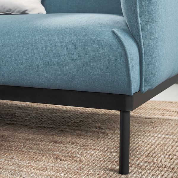 ÄPPLARYD ЭППЛАРЮД 3-местный диван с козеткой - Gunnared голубой - фото 5