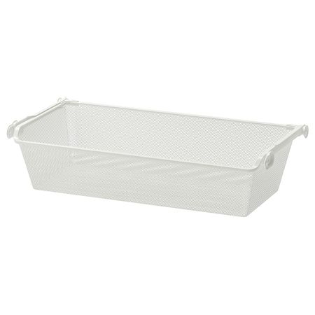 Сетчатая корзина с направляющими, белый 75x35 см IKEA KOMPLEMENT КОМПЛИМЕНТ 792.426.28