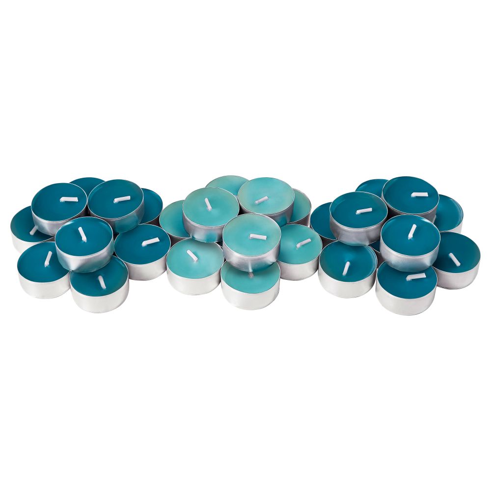 Свеча греющая ароматическая СИНЛИГ, бирюзовый морской бриз, бирюзовый - фото 1