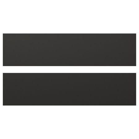 NICKEBO Фронтальная панель ящика - матовая поверхность антрацит 40x10 см