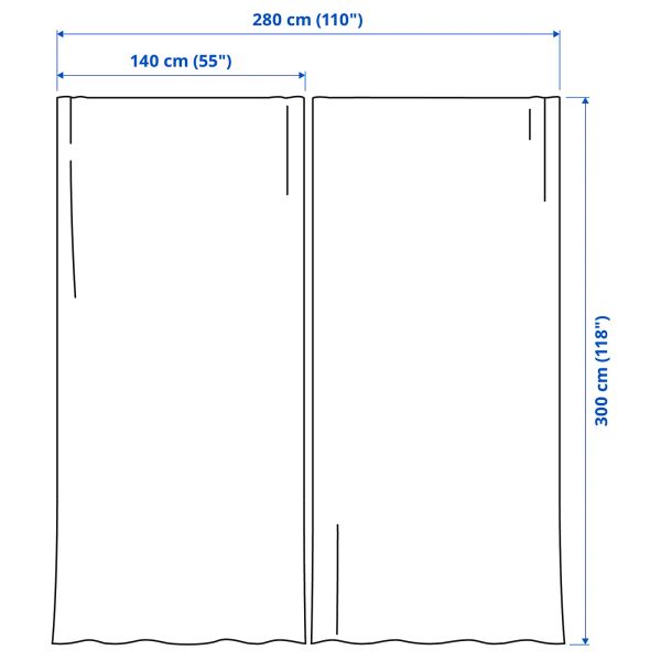 IKEA, дополнительный ракурс - схема-чертеж с размерами