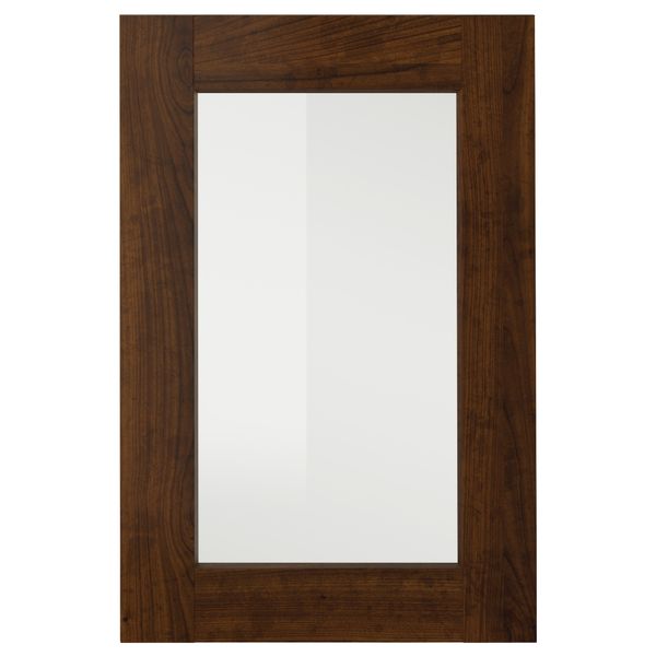 Стеклянная дверь ЭДСЕРУМ, под дерево коричневый - фото 1