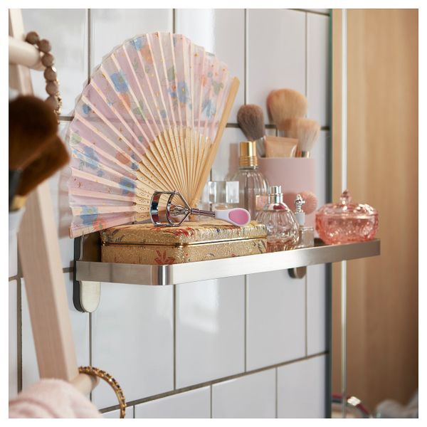 Полка стеклянная 47x11 см IKEA BROGRUND БРОГРУНД 403.497.48 - фото 2