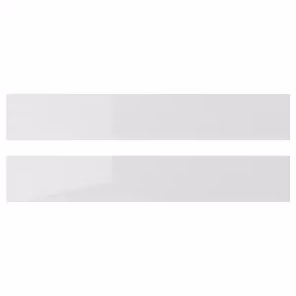 RINGHULT Фронтальная панель ящика - глянцевый светло-серый 60x10 см - фото 1