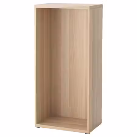 BESTÅ Каркас - под беленый дуб 60x40x128 см