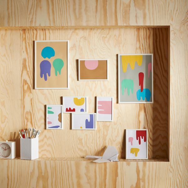 IKEA в интерьере - схема-чертеж с размерами