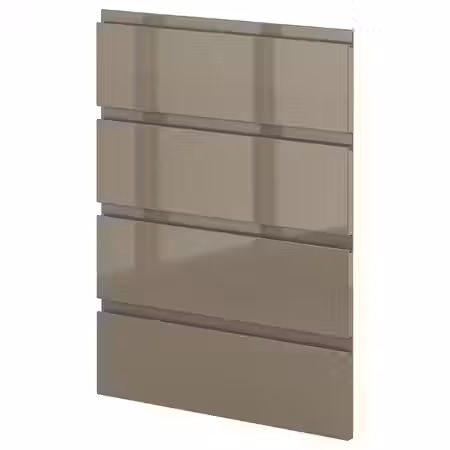 METOD 4 фасада для посудомоечной машины - Voxtorp глянцевый темный серо-коричневый 60 см