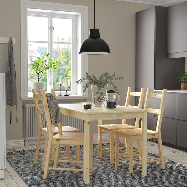 Стол и 4 стула, сосна, 120 см IKEA INGOLF ИНГОЛЬФ, IVAR ИВАР 490.973.50 - фото 3