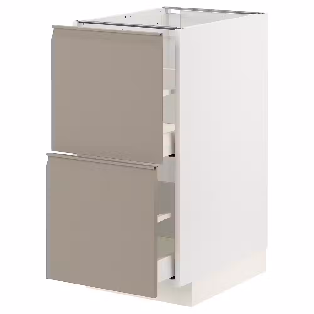 METOD / MAXIMERA Напольный шкаф 2фасада/2выс ящика - фото 1