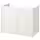 TÄNNFORSEN ТАННФОРСЕН Шкаф под раковину с дверцами - белый 80x48x63 см
