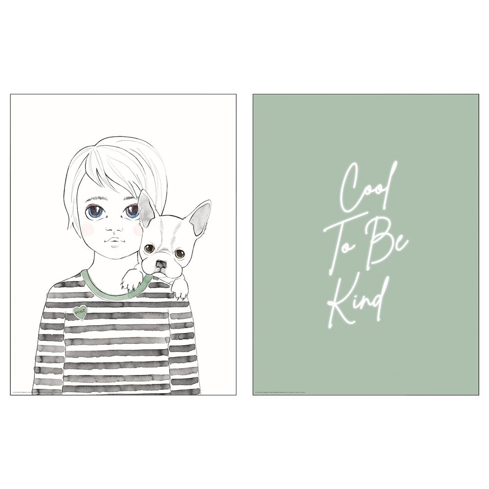 Постер, Классно быть хорошим 30x40 см IKEA BILD БИЛЬД 405.127.44 - фото 1