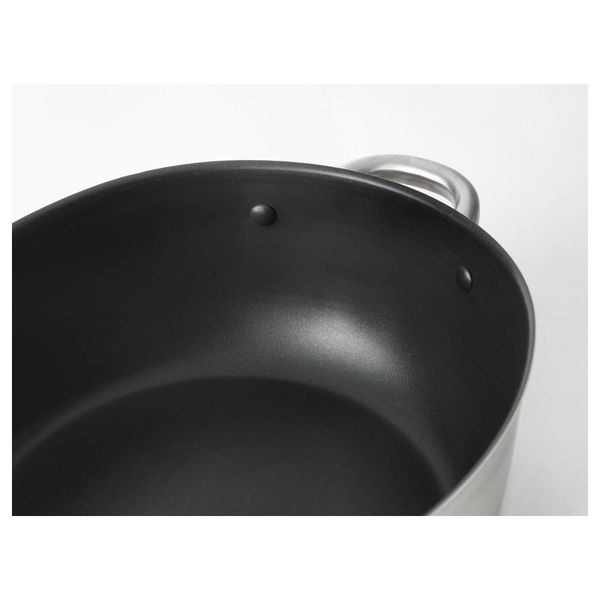 Казан с крышкой ИКЕА/365+, нержавеющ сталь, прозрачное стекло (5 л) - фото 5