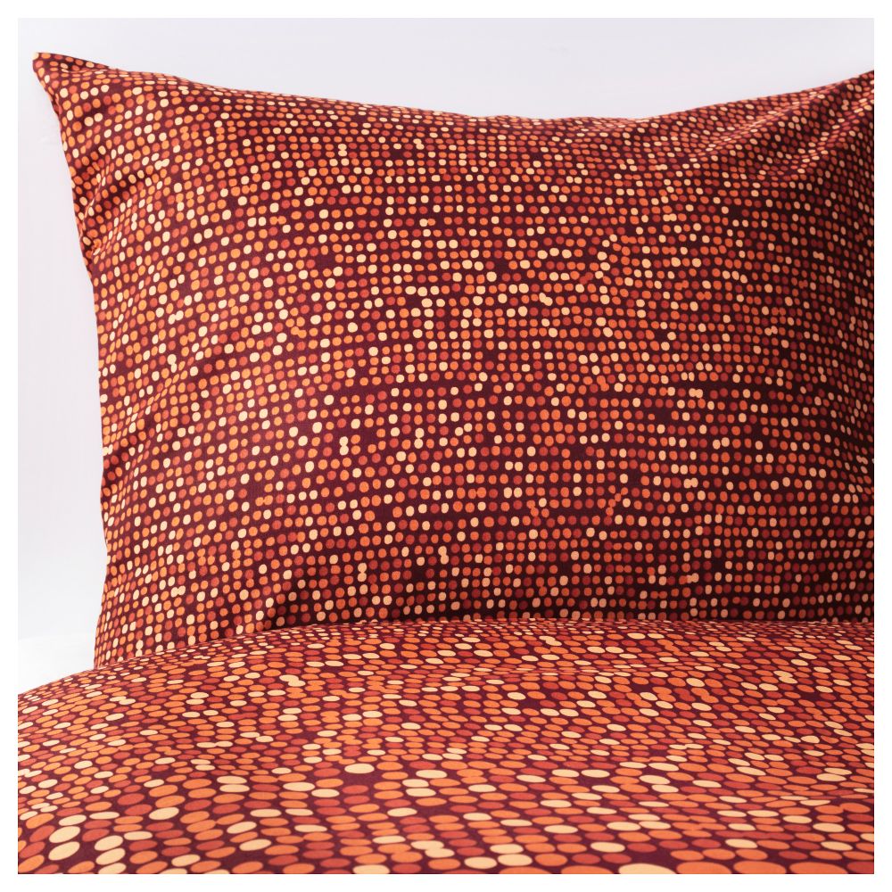 Пододеяльник и 1 наволочка СМОРБОЛЬ, оранжевый (150x200/50x70 см) - фото 1