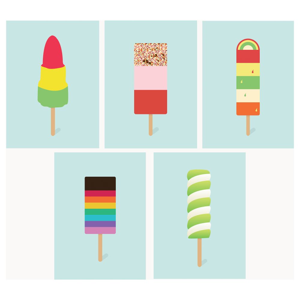 Открытка КОРТ, леденец на палочке (13x18 см) - схема-чертеж с размерами