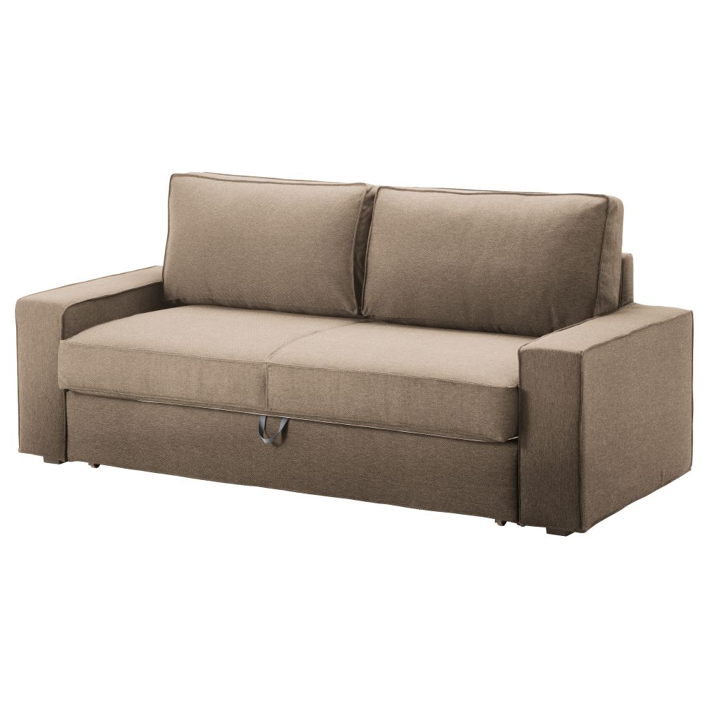 Чехол на 3-местный диван-кровать ВИЛАСУНД, Дансбу бежевый - фото 1