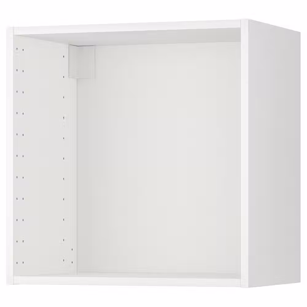 METOD Каркас навесного шкафа - белый 60x37x60 см - схема-чертеж с размерами