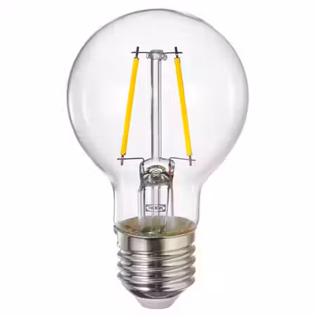 LUNNOM Светодиодная лампочка E27 150 лм - шарообразный прозрачный