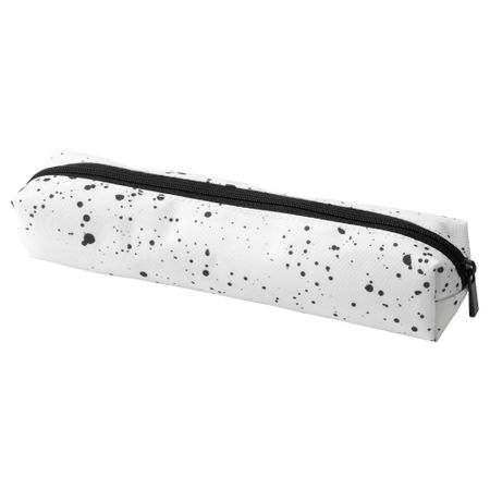 Сумочка для аксессуаров СТАРТТИД, черный, белый с оттенком (21x4x4 см)