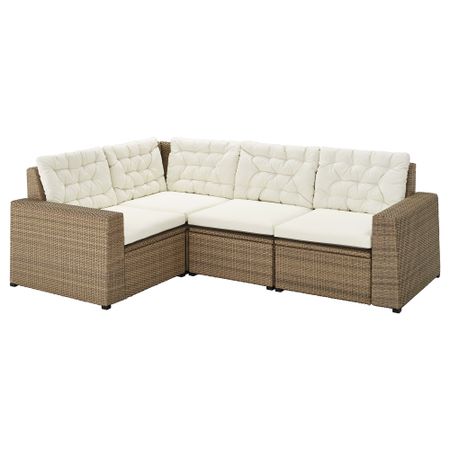 Модульный Угловой 3-местный диван, садовый IKEA SOLLERÖN СОЛЛЕРОН 593.032.41