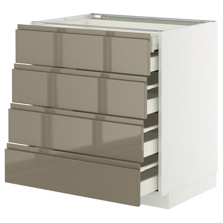 METOD / MAXIMERA Напольный шкаф 4фасада/2нзк/3срд ящ