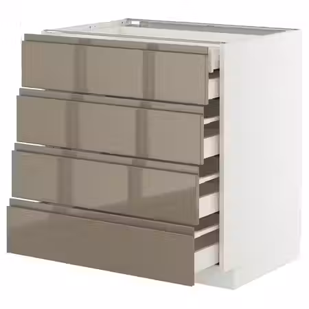 METOD / MAXIMERA Напольный шкаф 4фасада/2нзк/3срд ящ