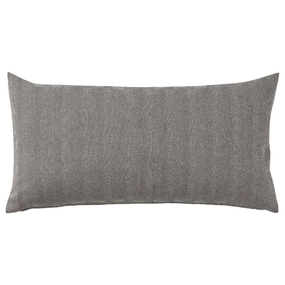 Подушка, черный-естественный 30x58 см IKEA SAGALOVISA САГАЛОВИЗА 404.747.23 - фото 1