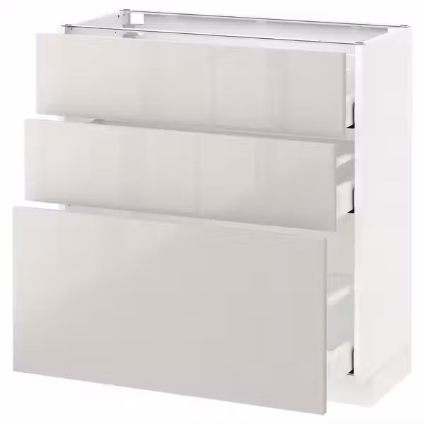 METOD / MAXIMERA Напольный шкаф с 3 ящиками - фото 1