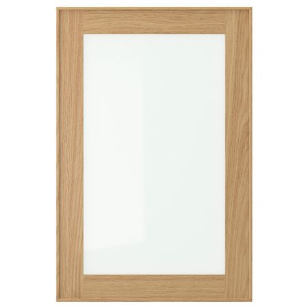 Стеклянная дверь, дуб 40x60 см IKEA EKESTAD ЭКЕСТАД 703.671.18