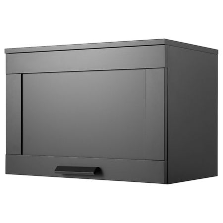 Навесной шкаф с дверцей, черный 60x41 см IKEA BRIMNES БРИМНЭС 304.852.32